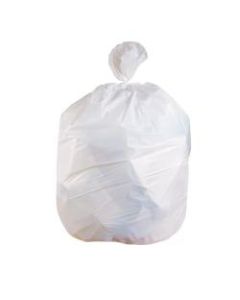 Heritage Low-Density Can Liners, 0.75-mil, 33 Gallons, 39in x 33in, White, Case Of 150 Liners