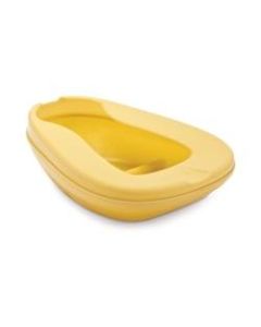 Medline Contour Bedpans, 4 1/4inH x 11inW x 13inD, Gold, Pack Of 8