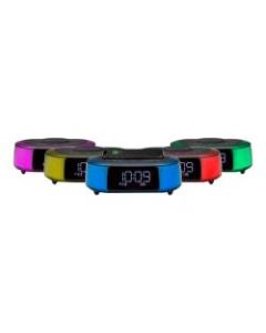 iHome IBTW281 - Alarm clock - electronic - desktop - black