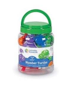 Learning Resources Snap-n-Learn Number Turtles - Skill Learning: Shape, Color, Number, Matching, One-to-One Correspondence, Counting, Motor Skills, Motor Planning, Visual - 2 Year & Up