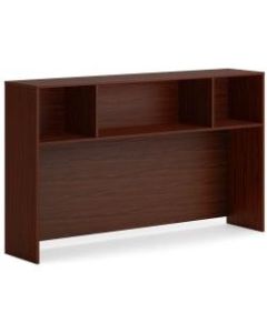 HON Mod Desk Hutch - 66in x 14in x 39.3in - Finish: Mahogany Laminate