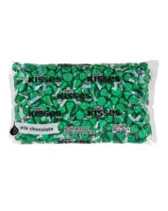 Hersheys Kisses Milk Chocolates, 66 Oz Bag, Green