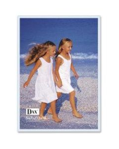 Dax Magnetic Hook/Loop Cubicle Frame - 5in x 7in Frame Size - Rectangle - Vertical, Horizontal - Hook & Loop Fastener, Magnetic - 1 Each - Acrylic - Clear