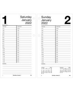 AT-A-GLANCE Daily Loose-Leaf Desk Calendar Refill, 4-1/2in x 8in, January To December 2022, E21050