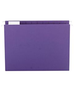 Smead Hanging File Folders, Letter Size, Purple, Box Of 25 Folders