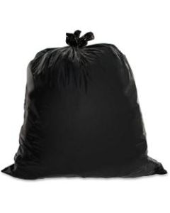 Genuine Joe Heavy-Duty Trash Can Liners - 60 gal - 39in Width x 56in Length x 1.50 mil (38 Micron) Thickness - Low Density - Black - Plastic Resin - 4800/Pallet - Office Waste, Can, Debris