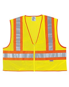 Luminator Class II Safety Vests, 4X-Large, Lime