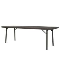 Cosco Folding Table, Rectangle, 30inH x 96inW, Brown