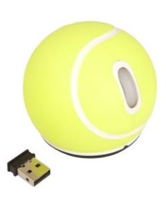 Urban Factory Mouse - Optical - Wireless - Radio Frequency - Yellow - USB - 800 dpi - Scroll Wheel - 2 Button(s) - Symmetrical