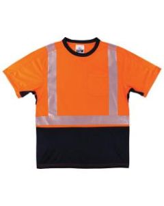 Ergodyne GloWear 8283BK Lightweight Performance Hi-Vis T-Shirt, Large, Orange