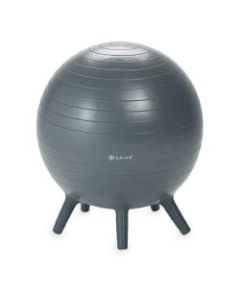 Gaiam Kids Stay-N-Play Inflatable Ball Chair, Gray