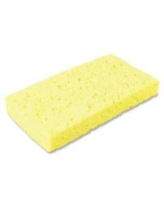 Impact Products Small Cellulose Sponge - 1in Height x 3.4in Width x 6.3in Length - 48/Carton - Cellulose - Yellow