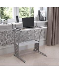 Flash Furniture Clifton Contemporary Laminate Computer Desk, White
