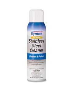 Dymon Oil-based Stainless Steel Cleaner - Aerosol - 16 fl oz (0.5 quart) - Neutral Scent - 12 / Carton - White