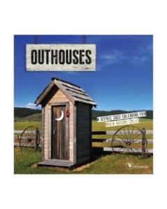 TF Publishing Scenic Monthly Mini Wall Calendar, 7in x 7in, Outhouses, January To December 2022