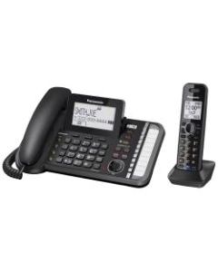 Panasonic Link2Cell DECT 6.0 Conference Phone With 1 Corded And 1 Cordless Handset, KX-TG9581