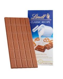 Lindt Classic Recipe Bars, Milk Chocolate Pretzel, 4.2 Oz, Box Of 12