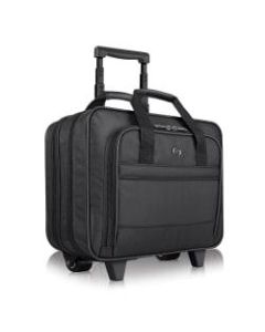 Solo New York Carnegie Rolling Case with 15.6in Laptop Pocket, Black