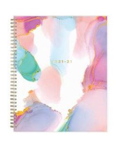 Blue Sky Ashley G Weekly/Monthly Planner, 8-1/2in x 11in, Smoke, July 2021 To June 2022, 133681