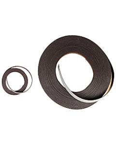 Zeus Magnetic Labeling Tape, 1/2in x 10ft, Black