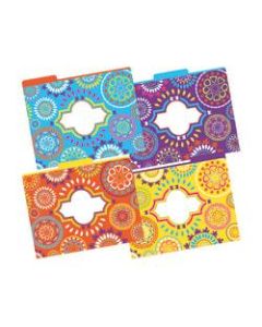 Barker Creek Tab File Folders, 8 1/2in x 11in, Letter Size, Moroccan, Pack Of 12