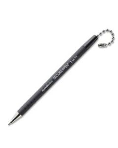 MMF Industries Secure-A-Pen Anti-Microbial Replacement Pen, Black