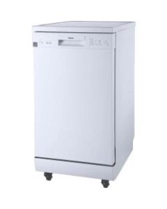 Danby 18in Portable Dishwasher - 18in - Portable - 8 Place Settings - 52 dB - White