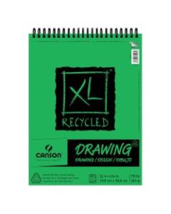 Canson XL Drawing Pads, 11in x 14in, 60 Sheets Per Pad, Pack Of 2 Pads
