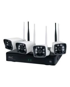 ALC 4-Channel Wireless NVR Surveillance System With 4 FHD Cameras And DVR, ADR4255x4