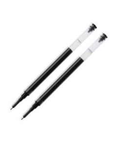 Pilot Rollerball Pen Refills, Fits Dr. Grip Gel, G-2, Needle Point, 0.7 mm, Black, Pack Of 2