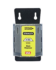 Stanley Bostitch Wall Blade Dispenser, Pack Of 100, Silver