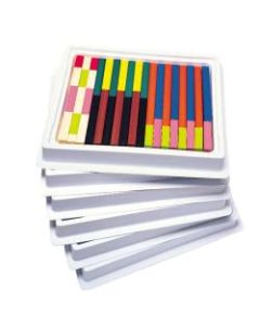 Learning Resources Connecting Cuisenaire Rods Introduction Sets, Assorted Colors, Grades Pre-K - 9, Pack Of 6