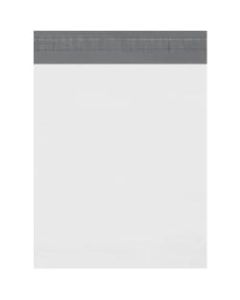 Office Depot Brand Expansion Poly Mailers, 11inH x 13inW x 2inD, White, Case Of 100