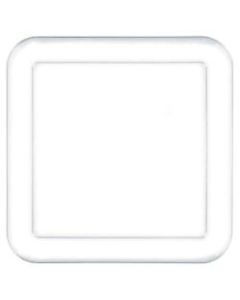 Amscan Square Plastic Plates, 8-1/2in, Clear, Pack Of 24 Plates
