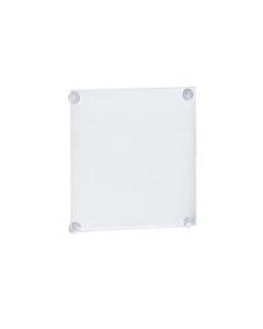 Azar Displays Vertical/Horizontal Sign Frames With Suction Cups, 17in x 14in, Clear, Pack Of 2