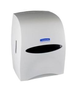 Kimberly-Clark Sanitouch Wall-Mount Hard Roll Towel Dispenser, 16 1/8in x 12 5/8in x 10 1/4in, White