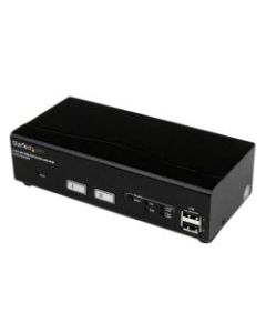 StarTech.com 2 Port USB DVI KVM Switch with DDM Fast Switching Technology and Cables