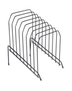 Lorell Wire Step File, 8-Dividers, Black