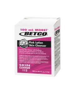 Betco Lotion Skin Soap Cleanser, Floral Scent, 30.43 Oz, Carton Of 12 Refills