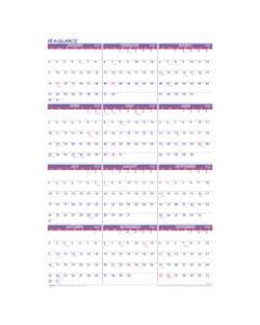 AT-A-GLANCE Yearly Wall Calendar, 24in x 36in, January To December 2022, PM1228
