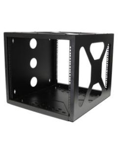 StarTech.com 8U Sideways Wallmount Rack for Servers - Side-Mount Server Rack for Easy Access - 8U wall-mount network rack to mount your 19 inch wide servers perpendicular to the wall - Ships fully assembled and includes all necessary screws/nuts