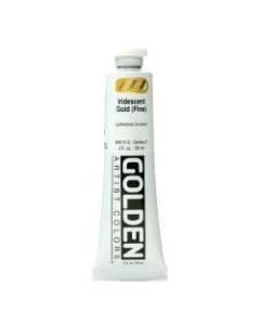 Golden Acrylic Paint, Fine, 2 Oz, Iridescent Gold
