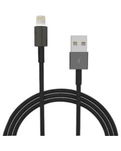 4XEM 10FT 3M Black charging data and sync Cable For Apple iphone 5 5s 6 6s 6plus 7 7plus - 10FT Black Lightning to USB data sync cable forApple iPad, iPhone, iPod 1 x Lightning Male Proprietary
