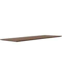 Lorell Laminate Knife-Edge Table Top, 60inW x 24inD,  Walnut