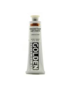 Golden Acrylic Paint, Coarse, 2 Oz, Iridescent Copper Light