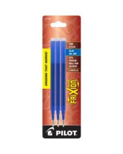 Pilot FriXion Erasable Ink Pen Refills, Fine Point, 0.7mm, Blue Ink, Pack Of 3