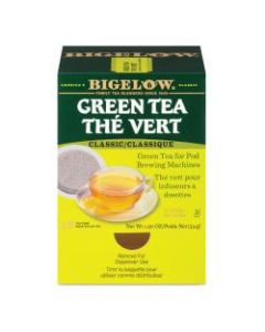 Bigelow Green Tea Single-Serve Pods, 1.9 Oz, Box Of 18 Pods