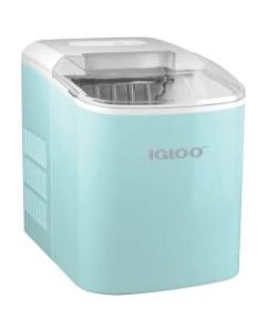 Igloo ICEB26AQ Automatic Portable Countertop Ice Maker Machine, Aqua