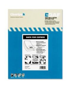 Chartpak Pickett Drafting Applique Film With Film Backing, Permanent, Box Of 100