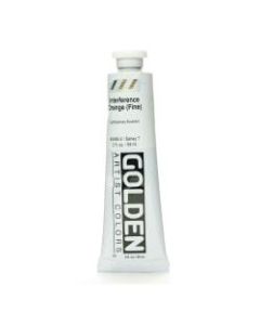 Golden Acrylic Paint, Fine, 2 Oz, Interference Orange